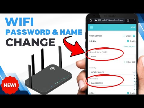 How to Change Wifi Password & Name of Any Router 2025