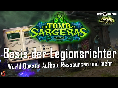 WoW Legion Patch 7.2 PTR - Aufbau der Legionsrichter Basis an der Verheerten Küste