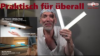 Einfach genial! Kabellose LED Schranklampe mit Bewegungssensor! Flexible Magnetische Schrankleuchte