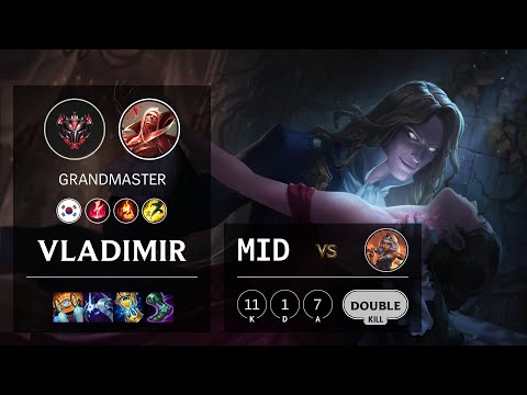 Vladimir Mid vs Qiyana - KR Grandmaster Patch 10.25