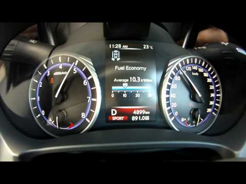 2015 Infiniti Q50 2.0T (155kW/211hp) 0-150km/h with Performance Box data