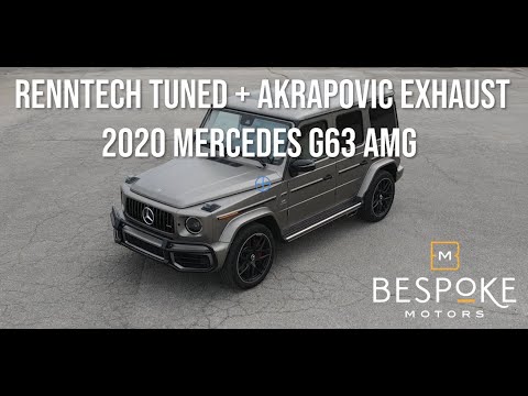 RENNTech + Akrapovic 2020 G63 AMG Exhaust!