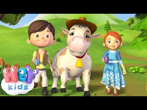 Kravica šarena 🐄 Pesmice za bebe - HeyKids