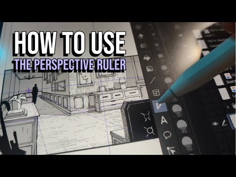 How to use the perspective ruler | Clip Studio Paint