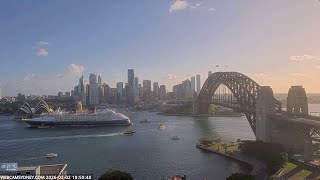 Farewell departure Disney Wonder Sydney Harbour 2.02.26