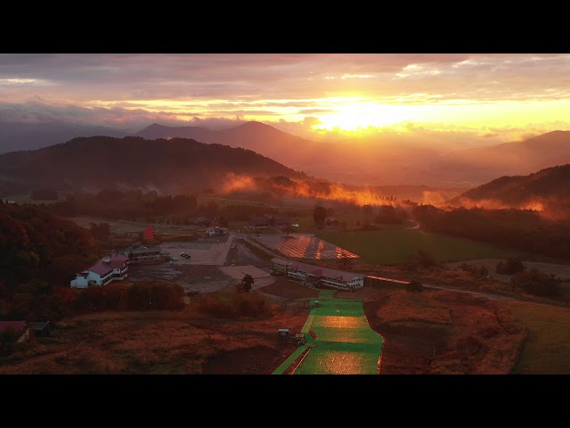 ドローン空撮 六呂師高原スキーパーク (福井県大野市)