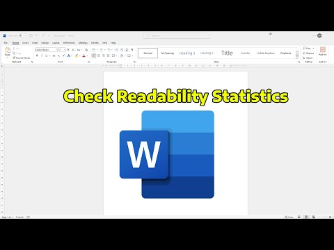 How To Check Readability Statistics in Microsoft Word
