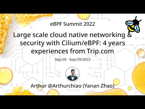 Large scale cloud native networking & security with Cilium/eBPF: 4 years experiences from Trip.com