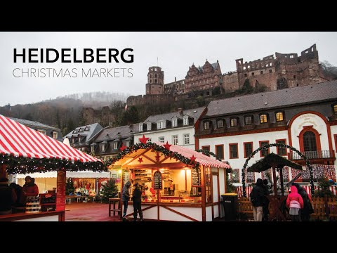 Heidelberg Christmas Markets 2023 || European Christmas Market Tour Part 1