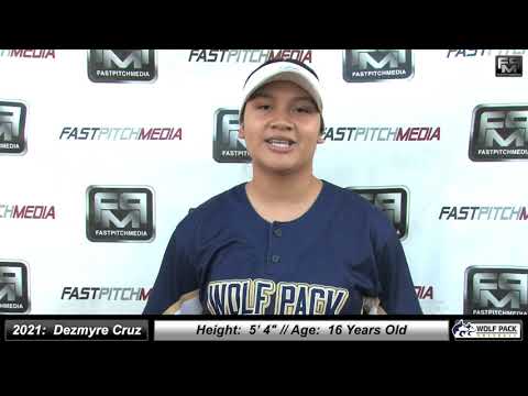 2021 Dezmyre Cruz Catcher Softball Skills Video - Lady Wolfpack 18 Gold Alkire