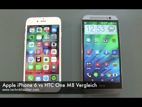 Apple iPhone 6 vs HTC One M8 comparison