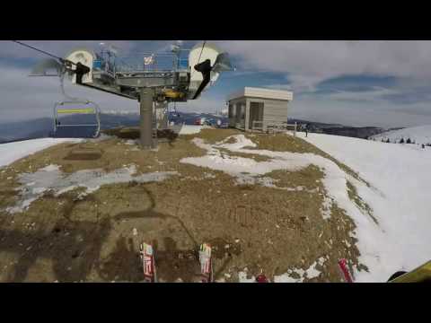 Risalita integrale seggiovia Leitner "Malga piovernetta - Monte Pioverna"; Folgaria (TN) 26/2/2017