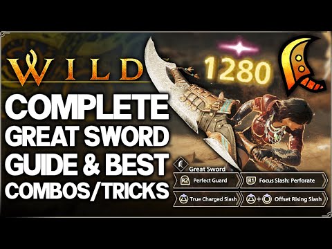 Monster Hunter Wilds - Ultimate Great Sword Guide - Best Combos - Advanced Tips & ALL Damage Tricks!