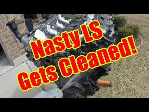 Cleaning NASTY LS Engine To Look Like New!