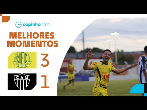 Gols e lances de Mirassol x Atlético Mineiro