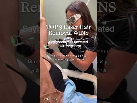 Laser hair removal results