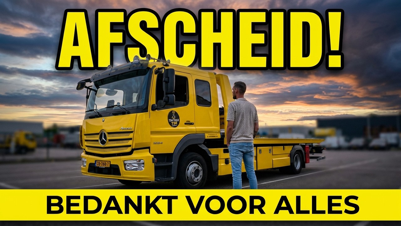 GESTOPT MET TAKELEN! Ongeval A4 7 voertuigen afscheid
