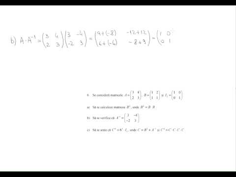 inversa unei matrice