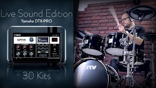 Video thumbnail for Yamaha DTX-PRO Live Sound Edition by drum-tec played on ATV aDrums electronic drums by drumtecTV