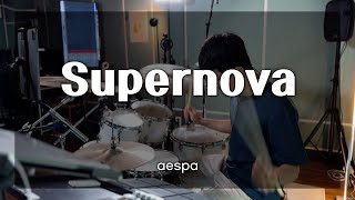 4K l Supernova - aespa l kpop l drum cover