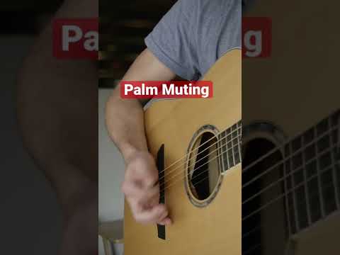 Palm Muting - Guitar Lesson #guitarlesson #learnguitar #guitarlessons #beginnerguitar