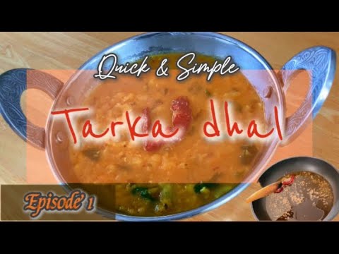Quick Tarka Dhal Recipe/Masoor Dhal/Red Lentils!!