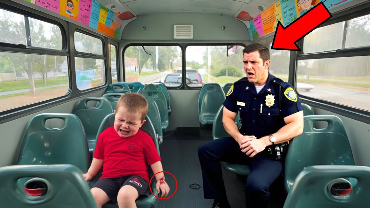 Police Gets Strange Feeling About Boy On Bus. Then He Looks At His Feet And Sees It...