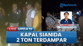 Bawa Muatan Mencurigakan, 1 Kapal Motor Terdampar di Gorontalo Utara, Diduga Angkut 2 Ton Sianida