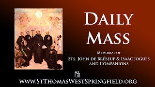 Daily Mass Thursday, October 19, 2023