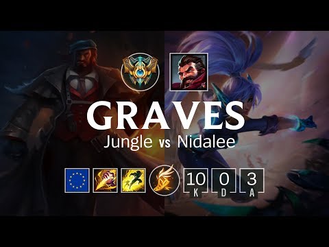 Graves Jungle vs Nidalee - EUW Challenger Patch 8.8