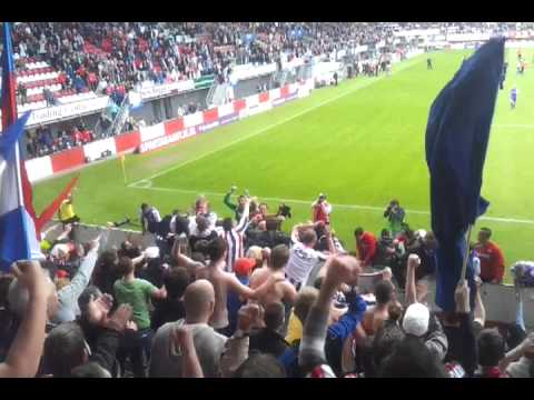 Sparta - Willem II - Laatste 5 minuten - feest/sfeer - play-offs - 13-5-2012