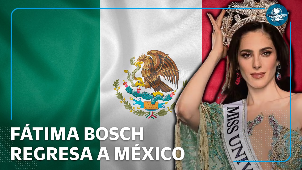 Fátima Bosch llega a México en silencio tras polémica en Miss Universo