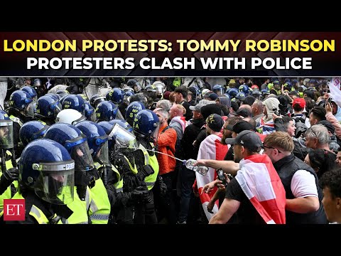 Tommy Robinson protest: Over 100,000 march in London anti-immigration rally; nine arrested
