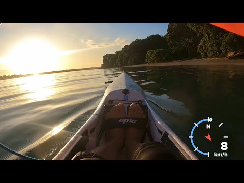 Around Karaka Bay - Epic V10L surfski