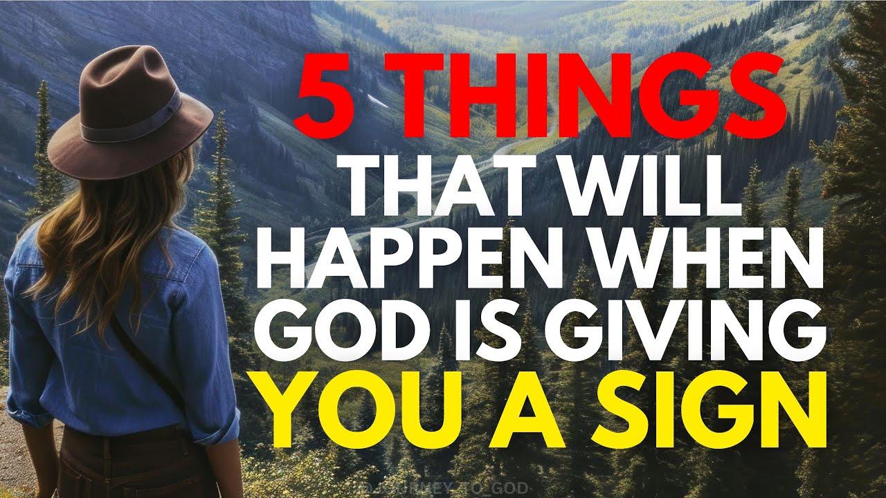 5 IMPORTANT Things You Will See When God Is Really Sending You A Sign (Christian Motivation)