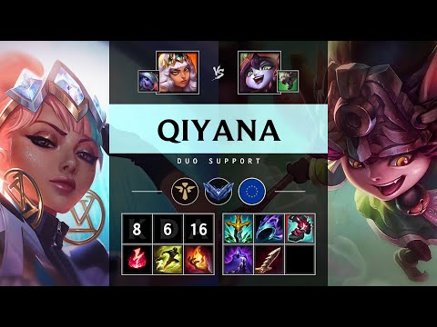 Qiyana Support vs Lulu - EUW Diamond Patch 25.14