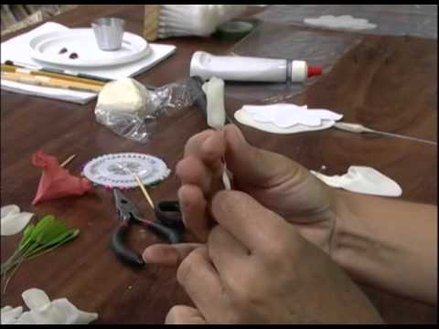 Mulher.com 30/11/2012 Alessandra Assi - Azaléias em biscuit 2/2