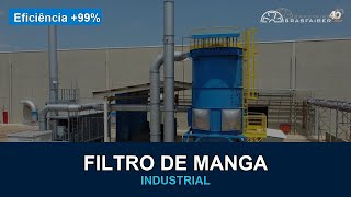 Filtro de Manga Industrial - Eficiência Superior a 99%