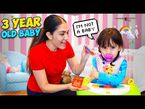TREATING Our 3 Year Old DAUGHTER like a BABY To See Her REACTION!! | Jancy Family