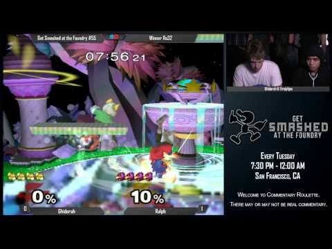 Get Smashed at the Foundry #55 - Winner Ro32: Ghidorah (Fox) vs Ralph (Falco)