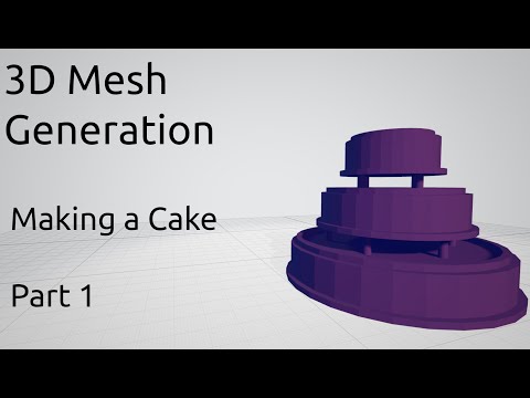 3D Mesh Generation In Golang | #3 | Making a Cake Pt. 1