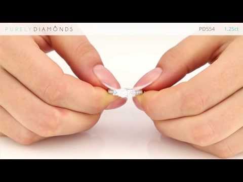 Diamond Ring PD554: 1.25ct - Purely Diamonds