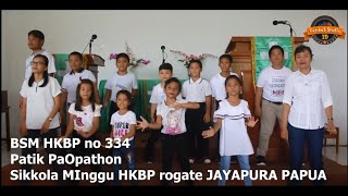 Download lagu BUKU ENDE SEKOLAH MINGGU NO.334 'Patik Paopathon' by Sekolah Minggu HKBP Rogate-Resort Papua mp3