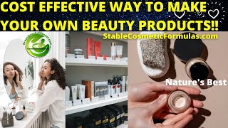 LEARN TO MAKE YOUR OWN SKINCARE, HAIRCARE & BEAUTY PRODUCTS IN 2022!  (COST EFFECTIVE WAY)