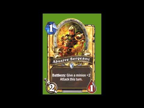 Abusive Sergeant Sound Effects - Hearthstone