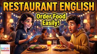 How to Order Food in English at a Restaurant | Easy English Conversation for Beginners