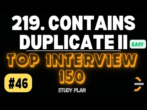 Leetcode | 219. Contains Duplicate II | Easy | Java Solution