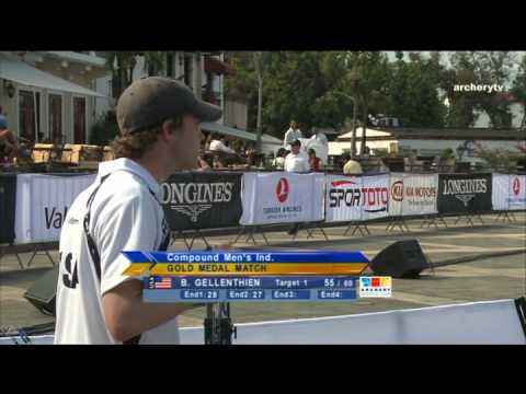 Braden Gellenthien v Patrizio Hofer – compound men's gold | Santo Domingo 2009 Archery World Cup S1