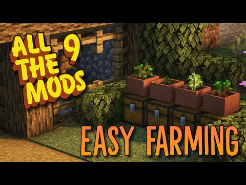 Minecraft All The Mods 9 - #4 EASY Beginner Farming