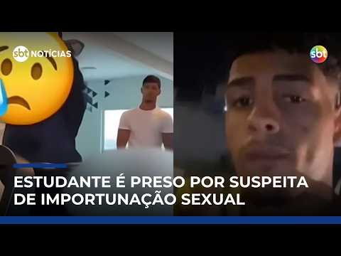Suspeito de importunação sexual em academia é preso na Bahia | #SBTNotícias